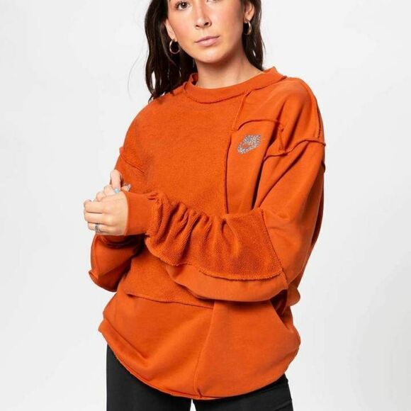 Nike Tech Sportswear Women's Fleece Sweatshirt New - Picture 7 of 7